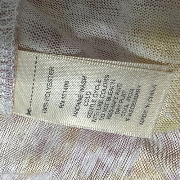 Greige Boutique Yellow/Pink Floral Print Ruffled Blouse Top NWT - Picture 9 of 9